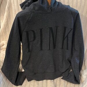 PINK Victoria's Secret Charcoal Hoodie